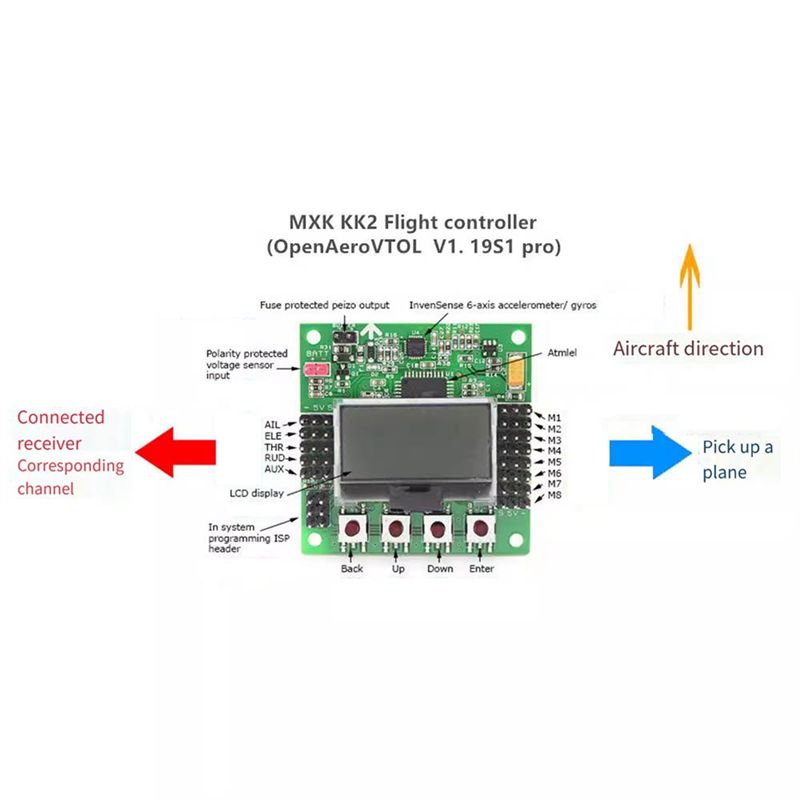 B05C-KK 2.1.5 Multirotor LCD F - đánh giá và giá Drone Racing Flight Controller