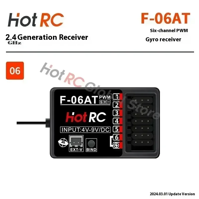 HOTRC 2.4Ghz 4/6/8 Channel F-0 - đánh giá và giá Drone Racing Receiver