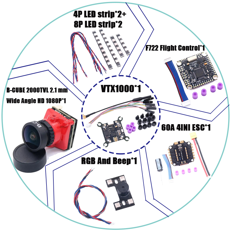 RCtoSky F4V3S PLUS F722 F745 H - đánh giá và giá Drone Racing Flight Controller