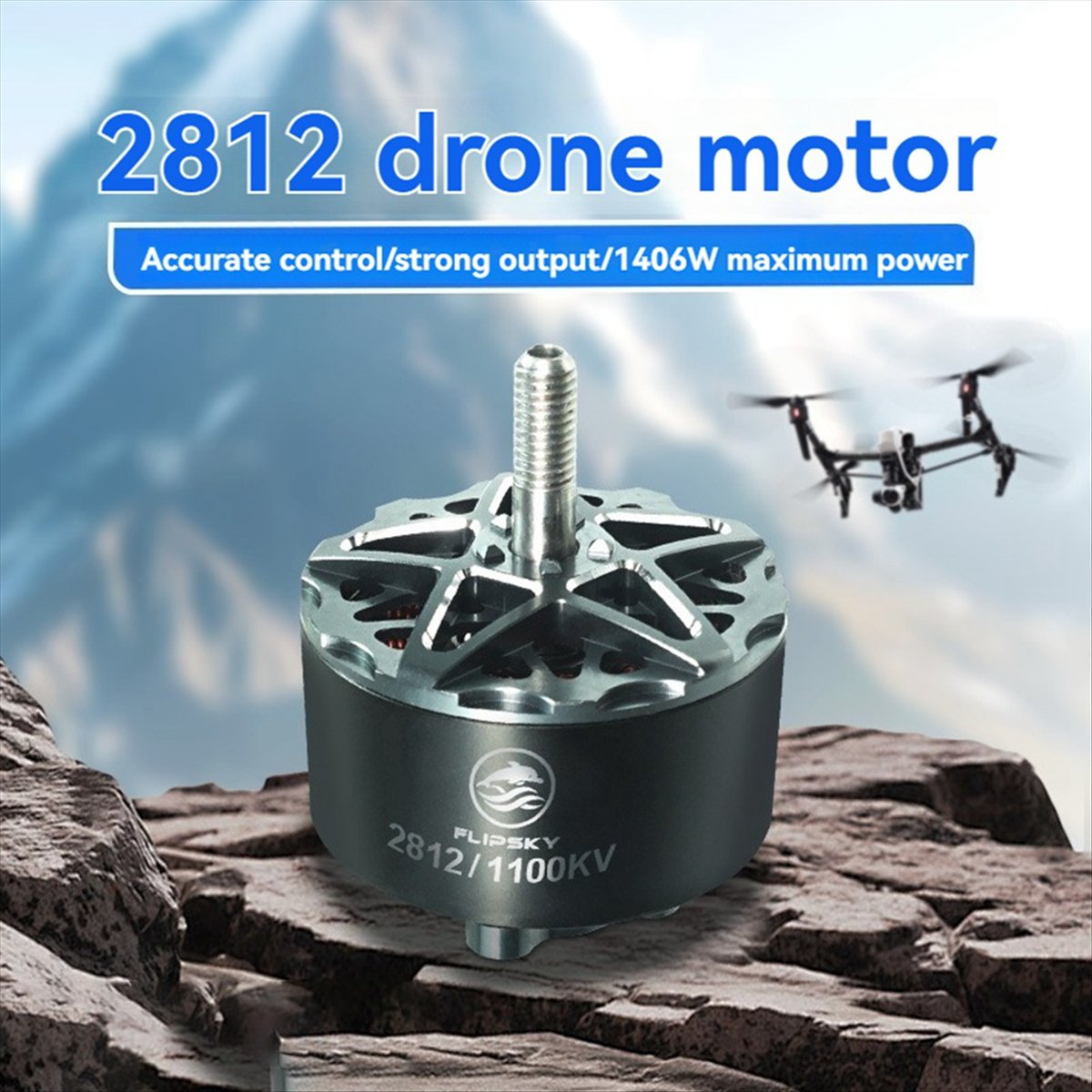 【Motor Parts】 2812 1100KV Brus - đánh giá và giá Drone Racing Motor